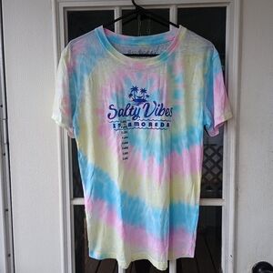 New Rag Apparel Salty Vibes IslaMorada Women's T-shirt Sz XL